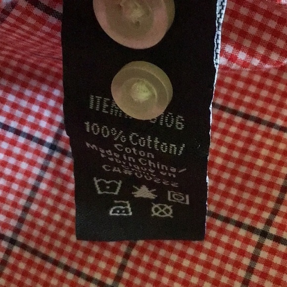 logan Hill red plaid button down shirt XL - Picture 7 of 7